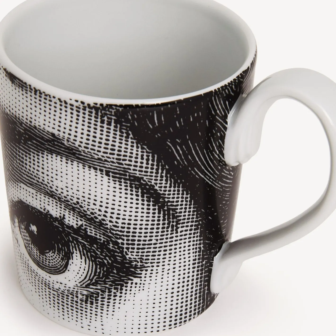 Fornasetti Set Da Te E Caffe^Tazza Occhi Bianco Nero