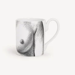 Fornasetti Set Da Te E Caffe^Tazza Seno Bianco Nero