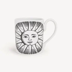 Fornasetti Set Da Te E Caffe^Tazza Suola Bianco Nero