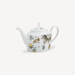 Fornasetti Set Da Te E Caffe^Teiera Astronomici Bianco/Nero/Oro