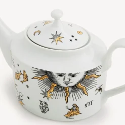 Fornasetti Set Da Te E Caffe^Teiera Astronomici Bianco/Nero/Oro