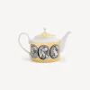 Fornasetti Set Da Te E Caffe^Teiera Cammei Bianco/Nero/Oro