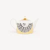 Fornasetti Set Da Te E Caffe^Teiera Soli Bianco/Nero/Oro
