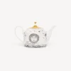Fornasetti Set Da Te E Caffe^Teiera Solitaria Bianco/Nero/Oro