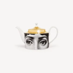 Fornasetti Set Da Te E Caffe^Teiera Tema E Variazioni Bianco/Nero/Oro