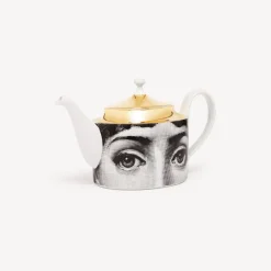Fornasetti Set Da Te E Caffe^Teiera Tema E Variazioni Bianco/Nero/Oro