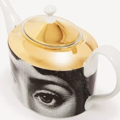 Fornasetti Set Da Te E Caffe^Teiera Tema E Variazioni Bianco/Nero/Oro