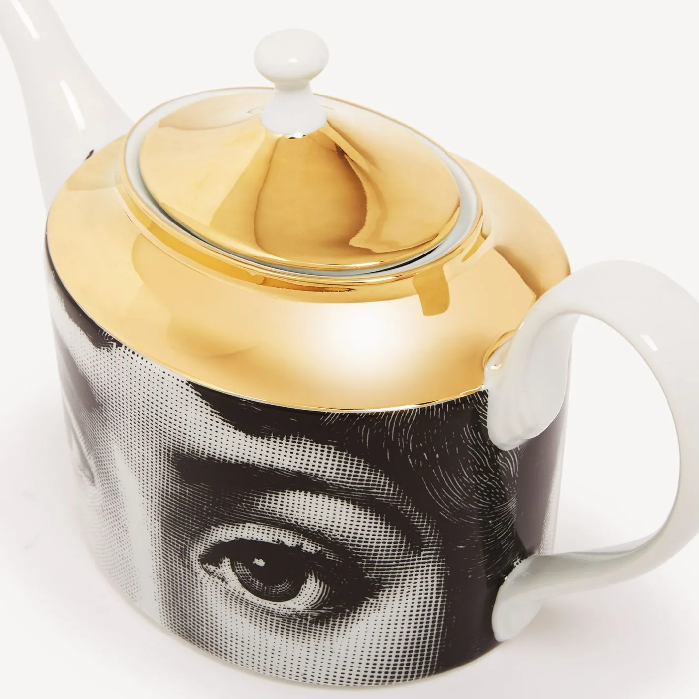 Fornasetti Set Da Te E Caffe^Teiera Tema E Variazioni Bianco/Nero/Oro