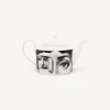 Fornasetti Set Da Te E Caffe^Teiera Tema E Variazioni Bianco Nero