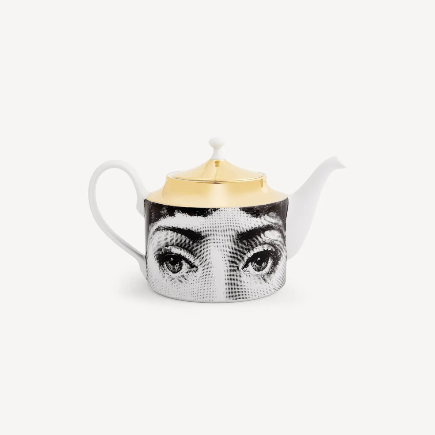 Fornasetti Set Da Te E Caffe^Teiera Tema E Variazioni N.21 Bianco/Nero/Oro