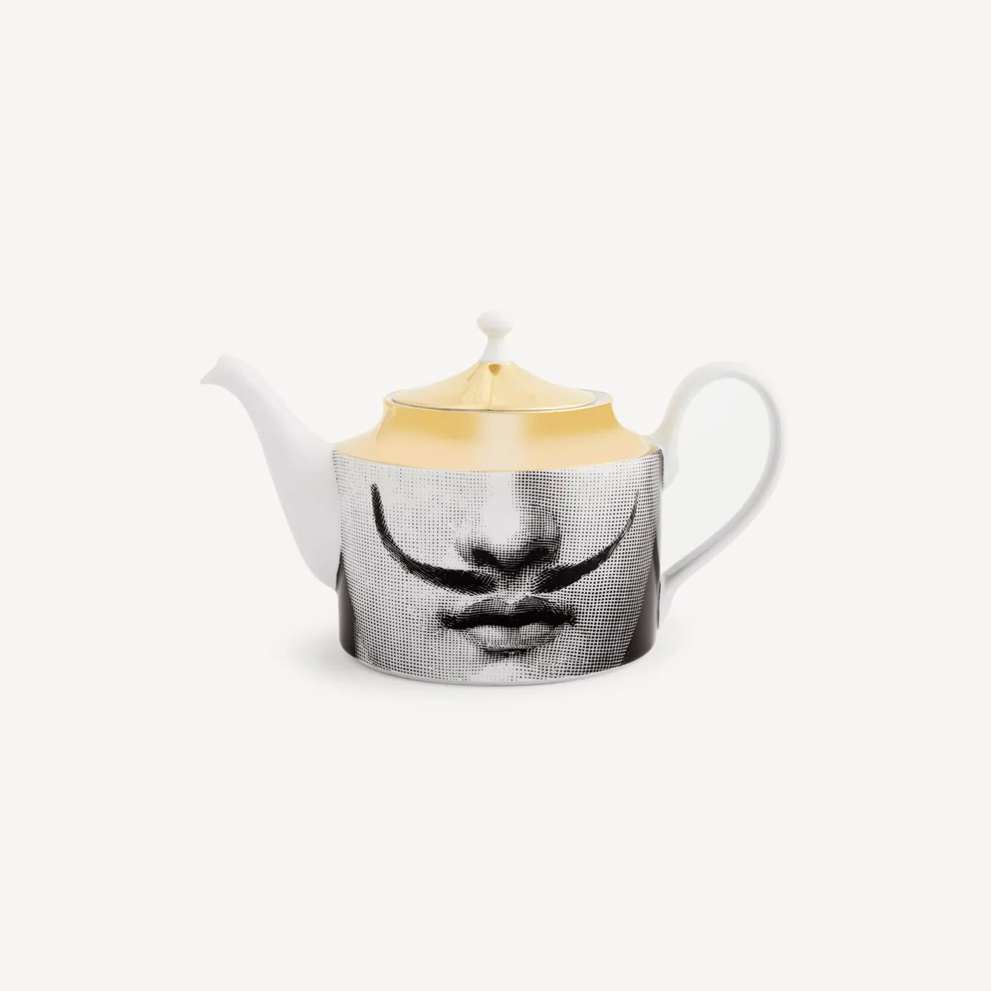 Fornasetti Set Da Te E Caffe^Teiera Tema E Variazioni N.21 Bianco/Nero/Oro