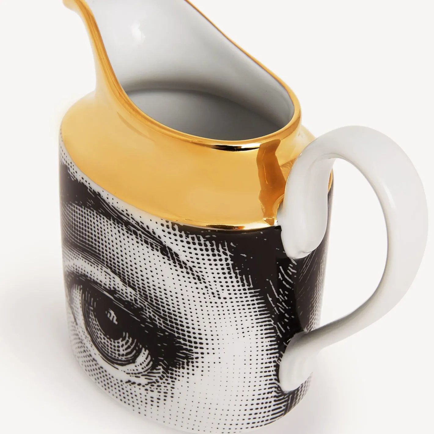 Fornasetti Set Da Te E Caffe^Tema Lattiera E Variazioni Bianco/Nero/Oro