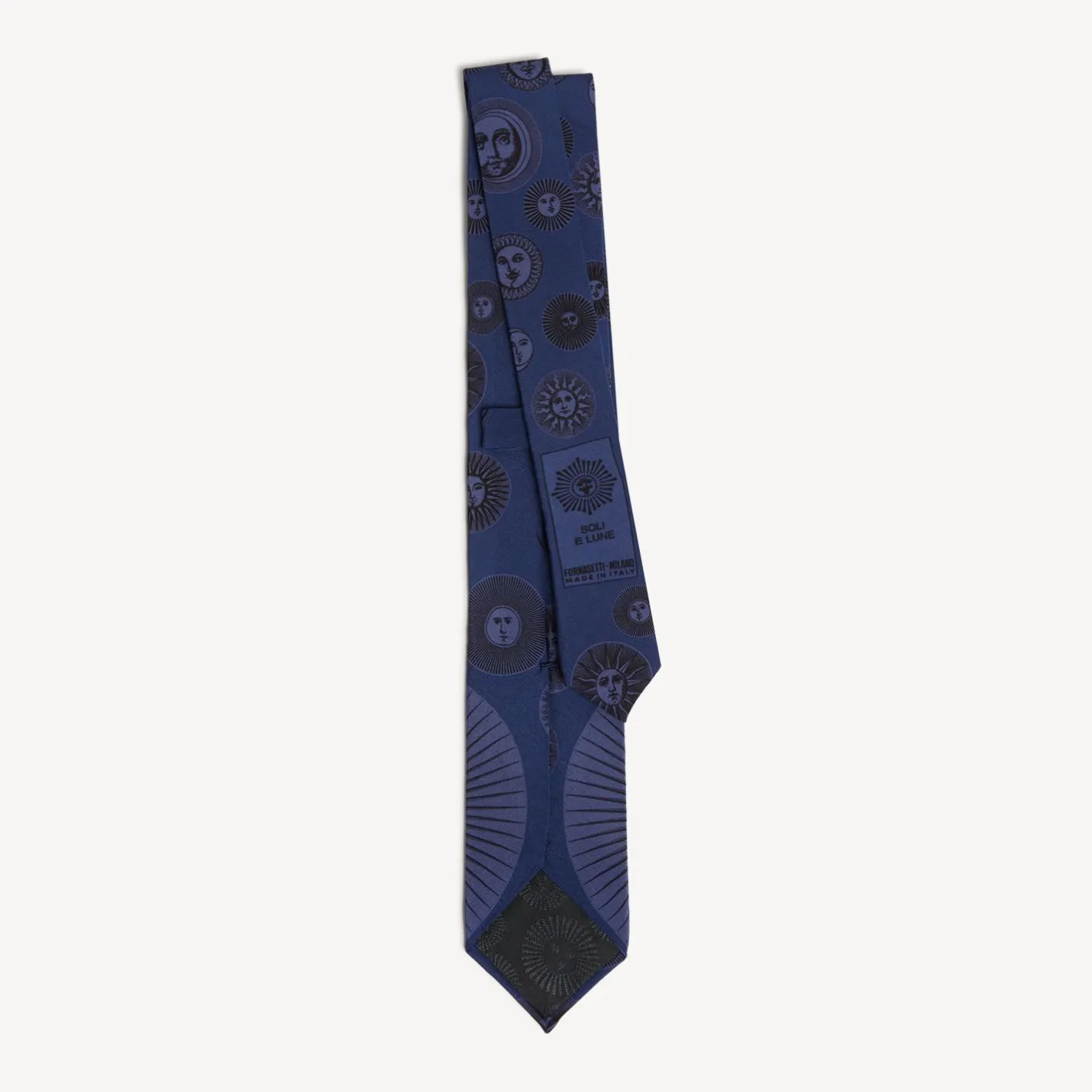 Fornasetti Cravatte^Tie Soli Blu