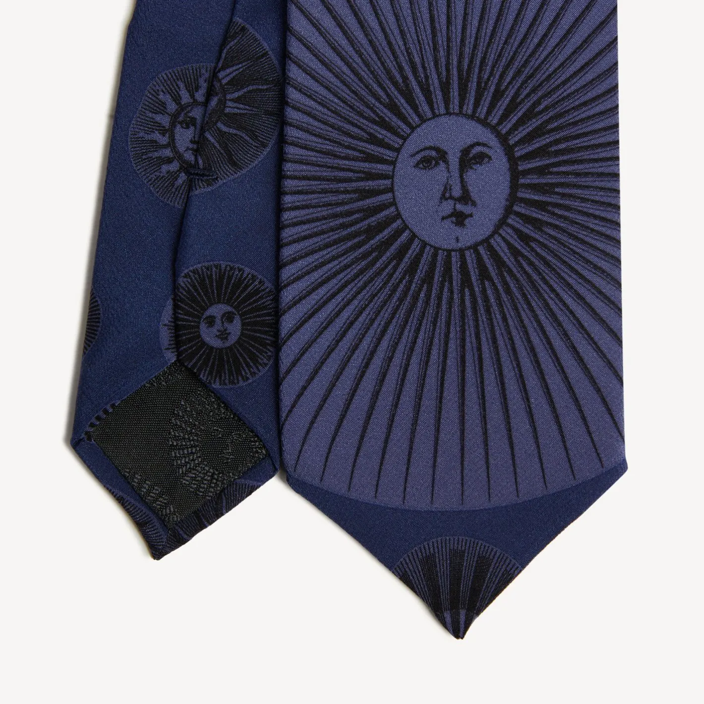Fornasetti Cravatte^Tie Soli Blu