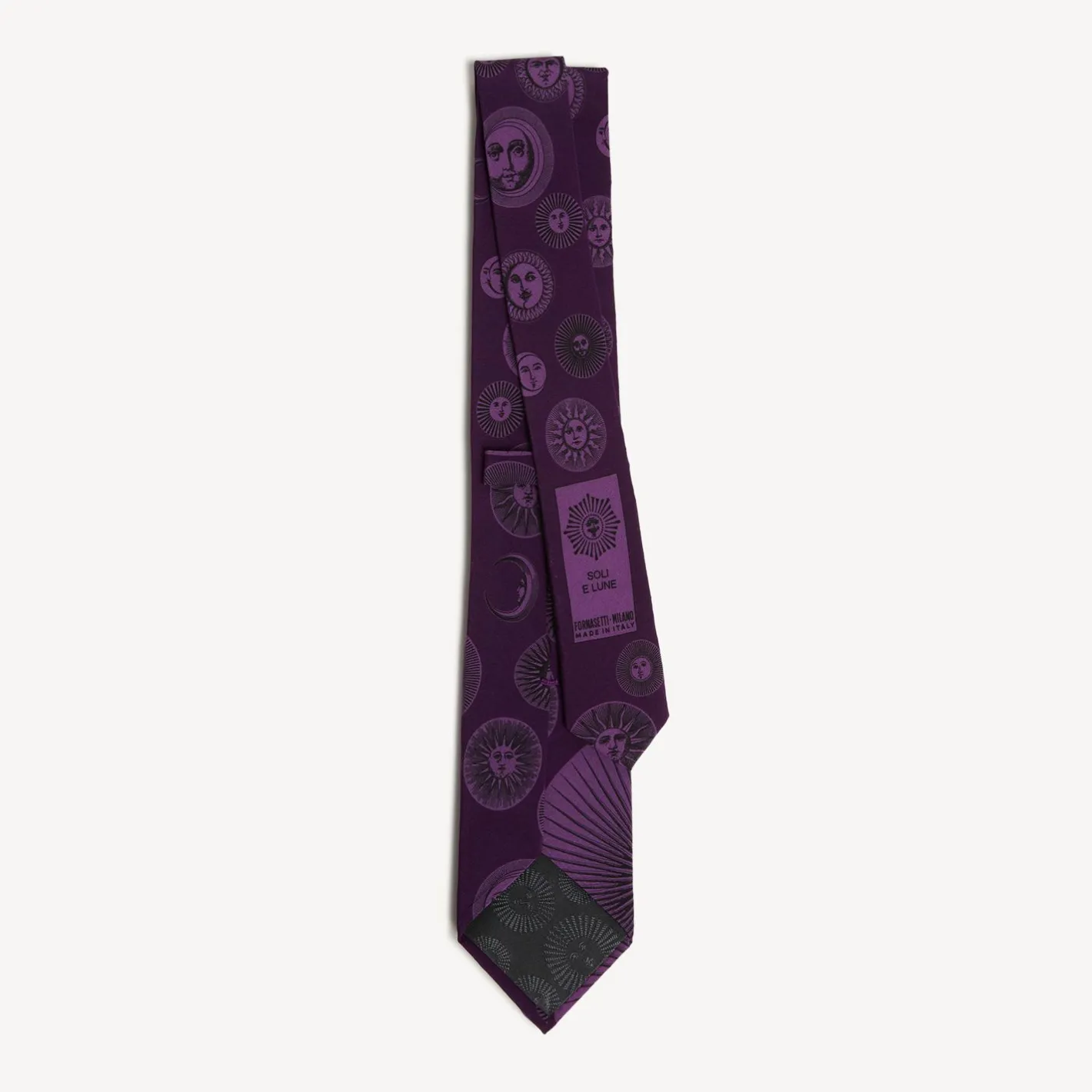 Fornasetti Cravatte^Tie Soli Viola