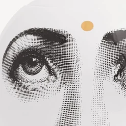 Fornasetti Vasi^Vaso Ajna Bianco/Nero/Oro