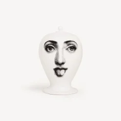 Fornasetti Vasi^Vaso Antipatico Bianco Nero