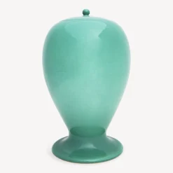 Fornasetti Vasi^Vaso Bocche Verde/Nero