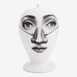 Fornasetti Vasi^Vaso Burlone Bianco Nero