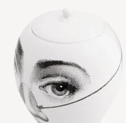 Fornasetti Vasi^Vaso Burlone Bianco Nero