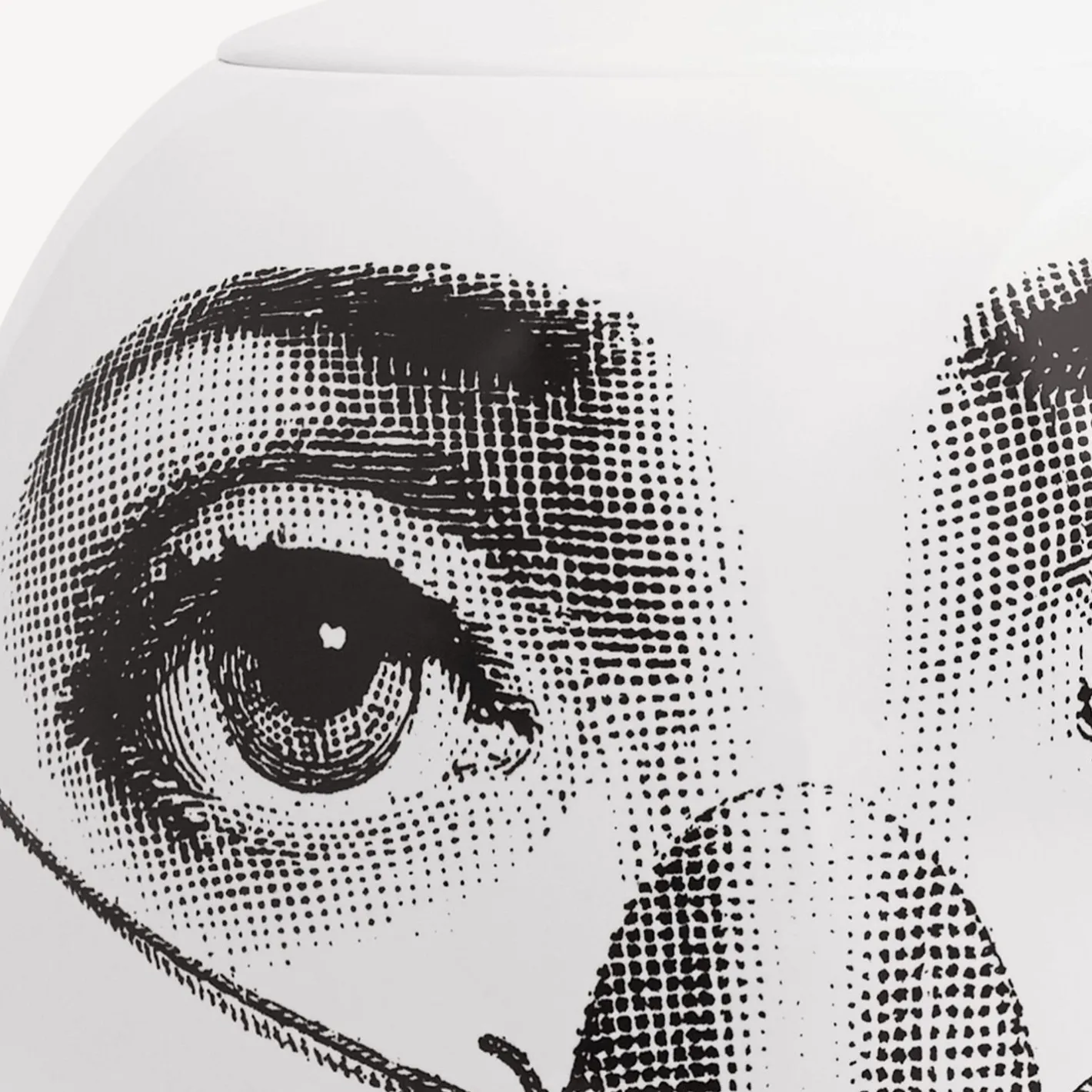 Fornasetti Vasi^Vaso Burlone Bianco Nero