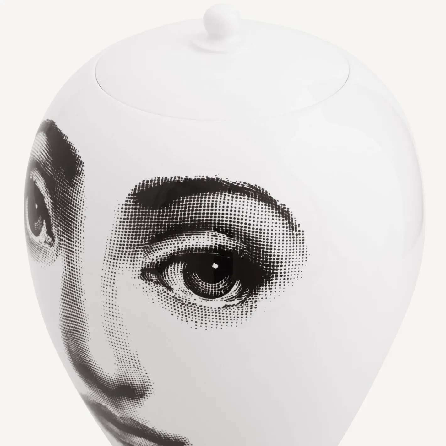 Fornasetti Vasi^Vaso Collana Bianco/Nero/Oro