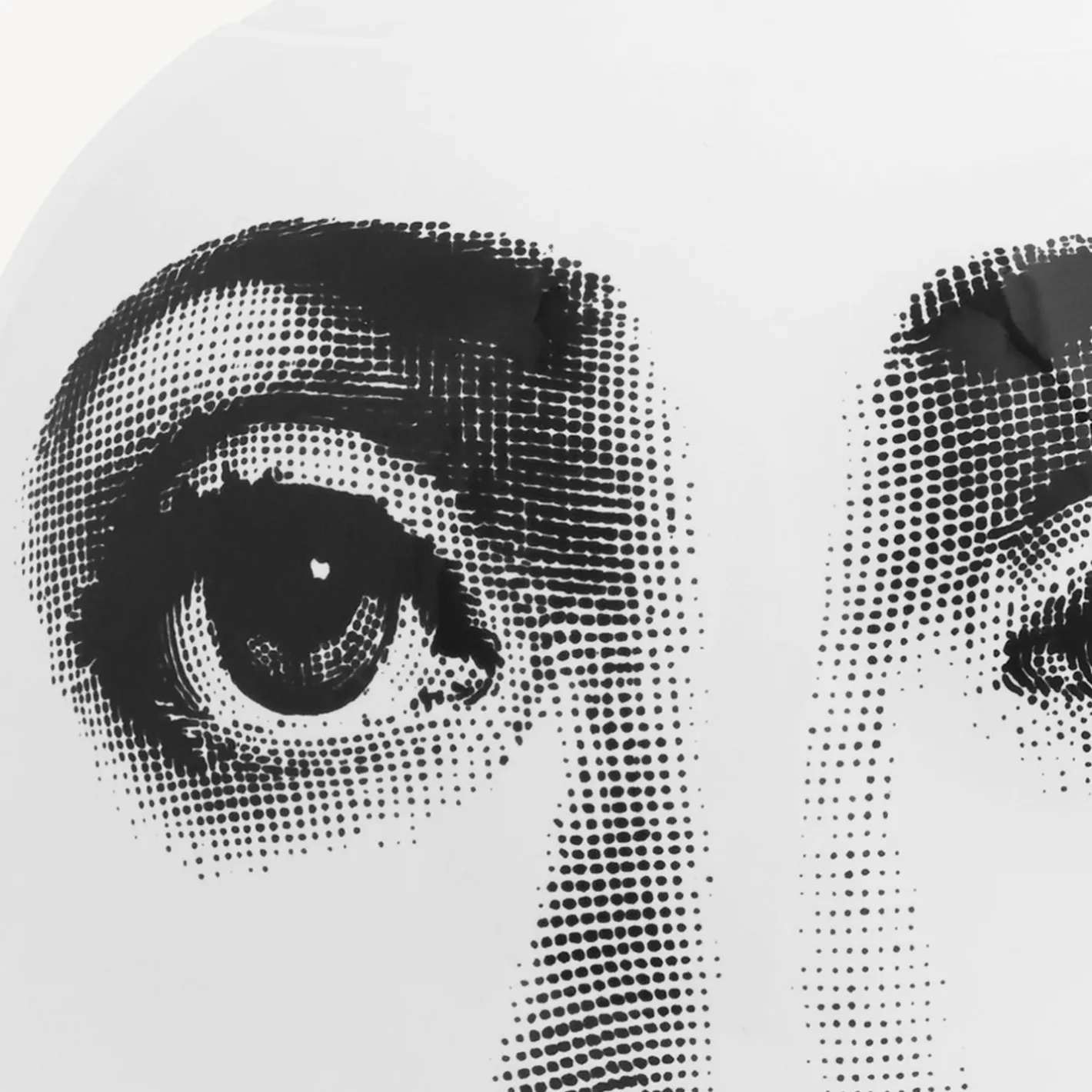 Fornasetti Vasi^Vaso Collana Bianco/Nero/Oro