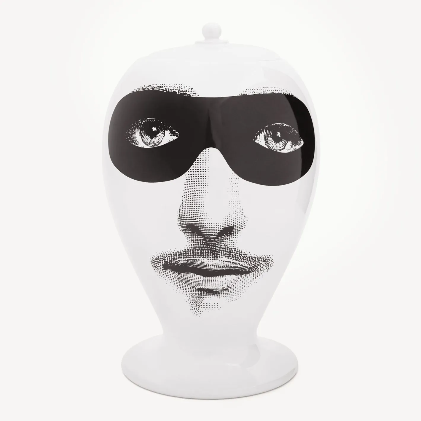 Fornasetti Vasi^Vaso Don Giovanni Bianco Nero