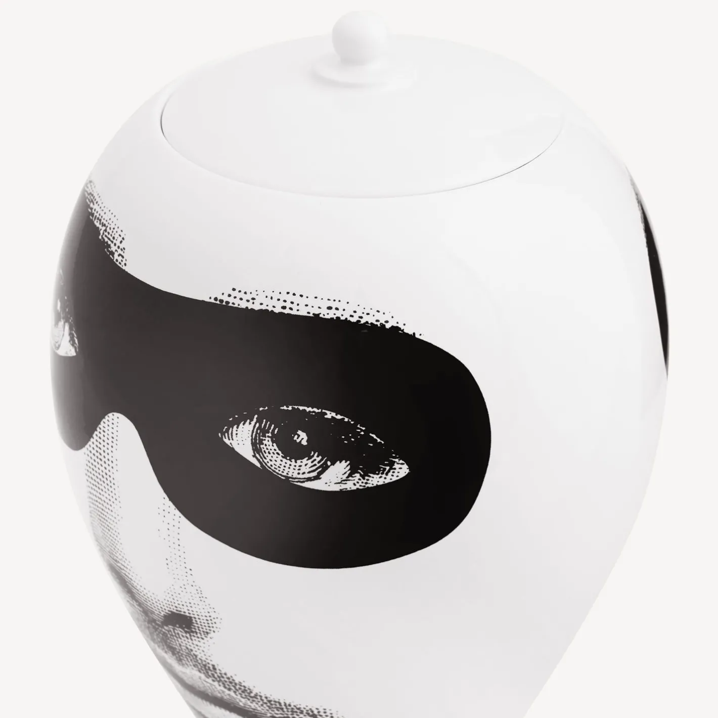 Fornasetti Vasi^Vaso Don Giovanni Bianco Nero