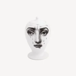 Fornasetti Vasi^Vaso Il Fumo Fa Maschio Bianco Nero
