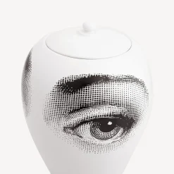 Fornasetti Vasi^Vaso Occhio Per Occhio Bianco Nero