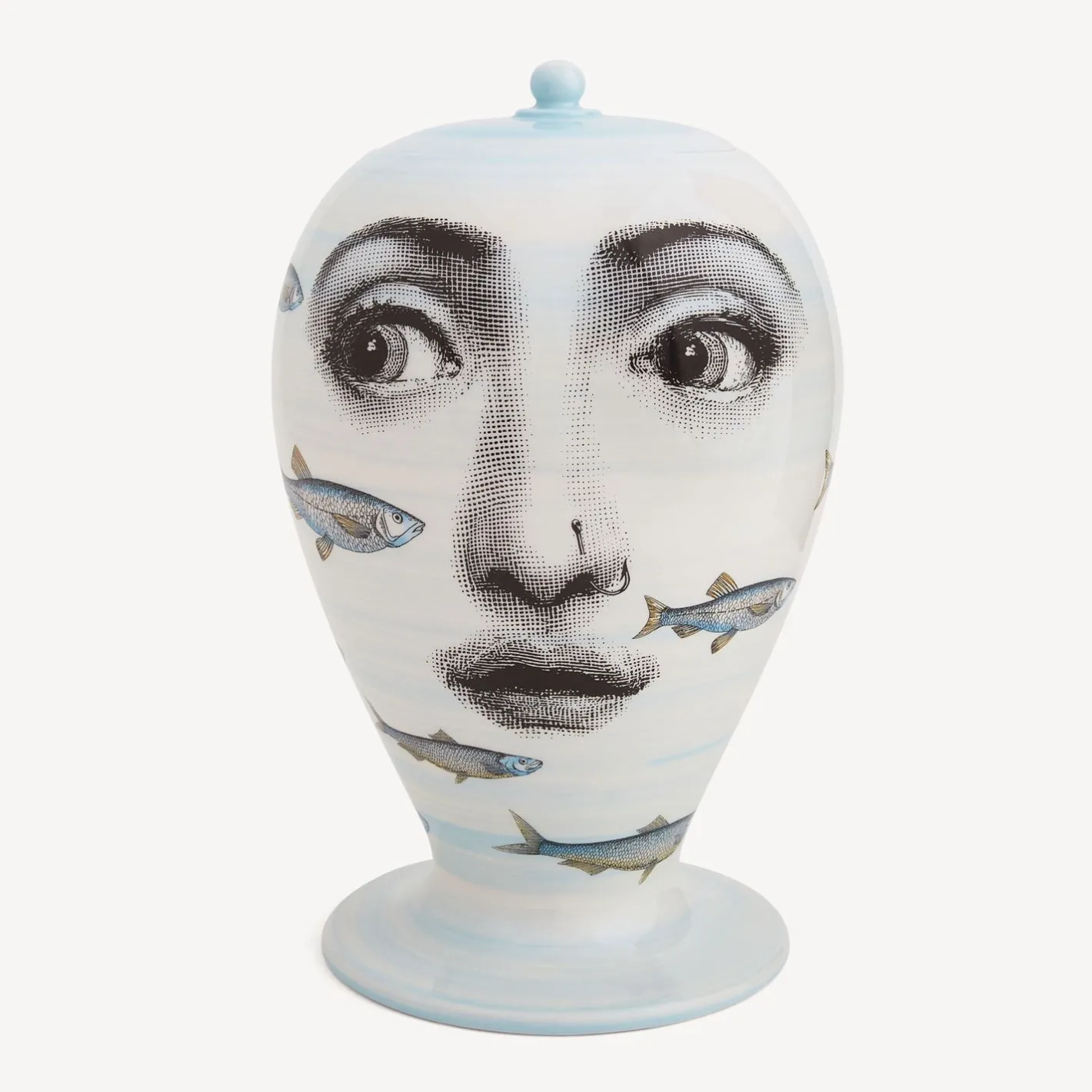 Fornasetti Vasi^Vaso Passata Di Pesci Multicolore