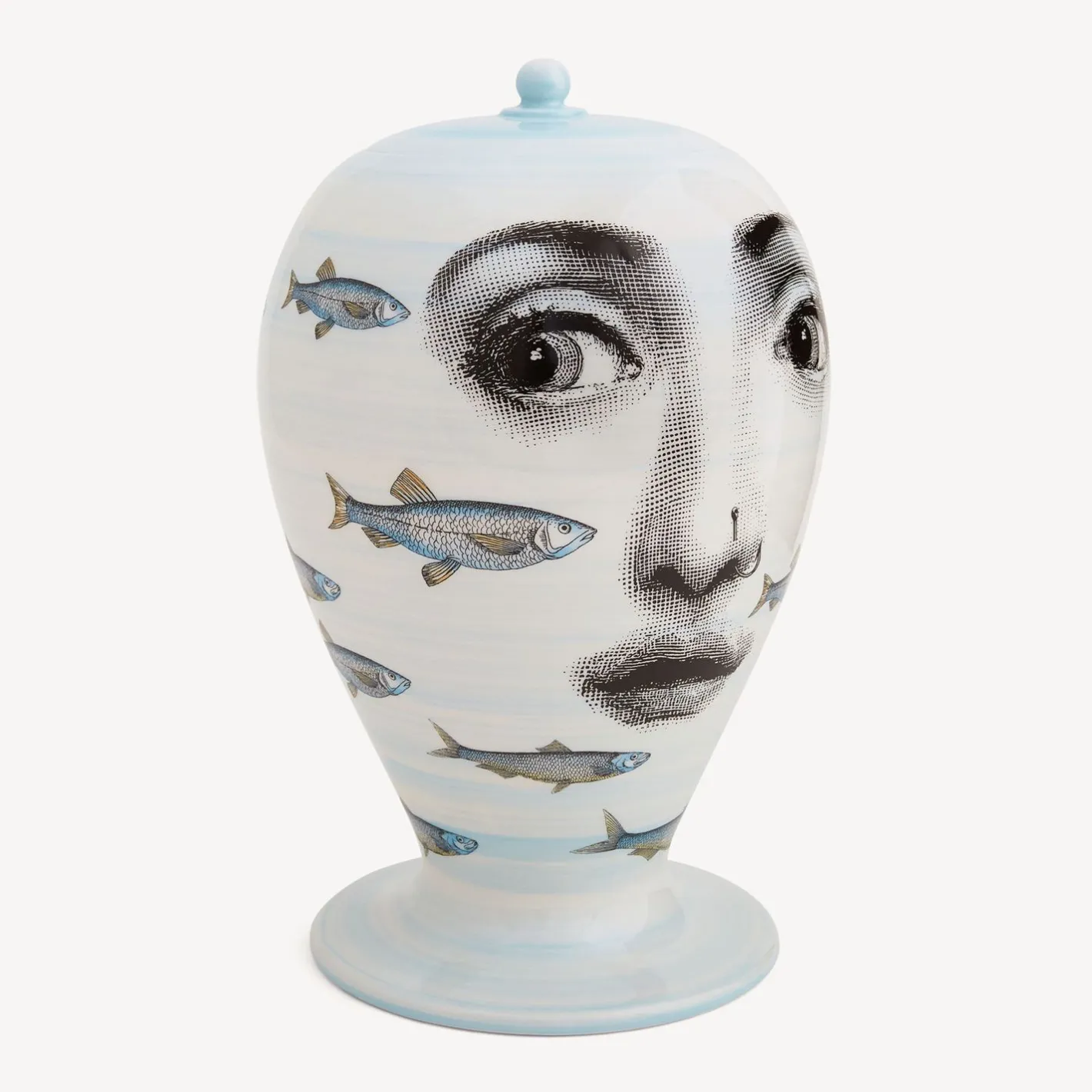Fornasetti Vasi^Vaso Passata Di Pesci Multicolore