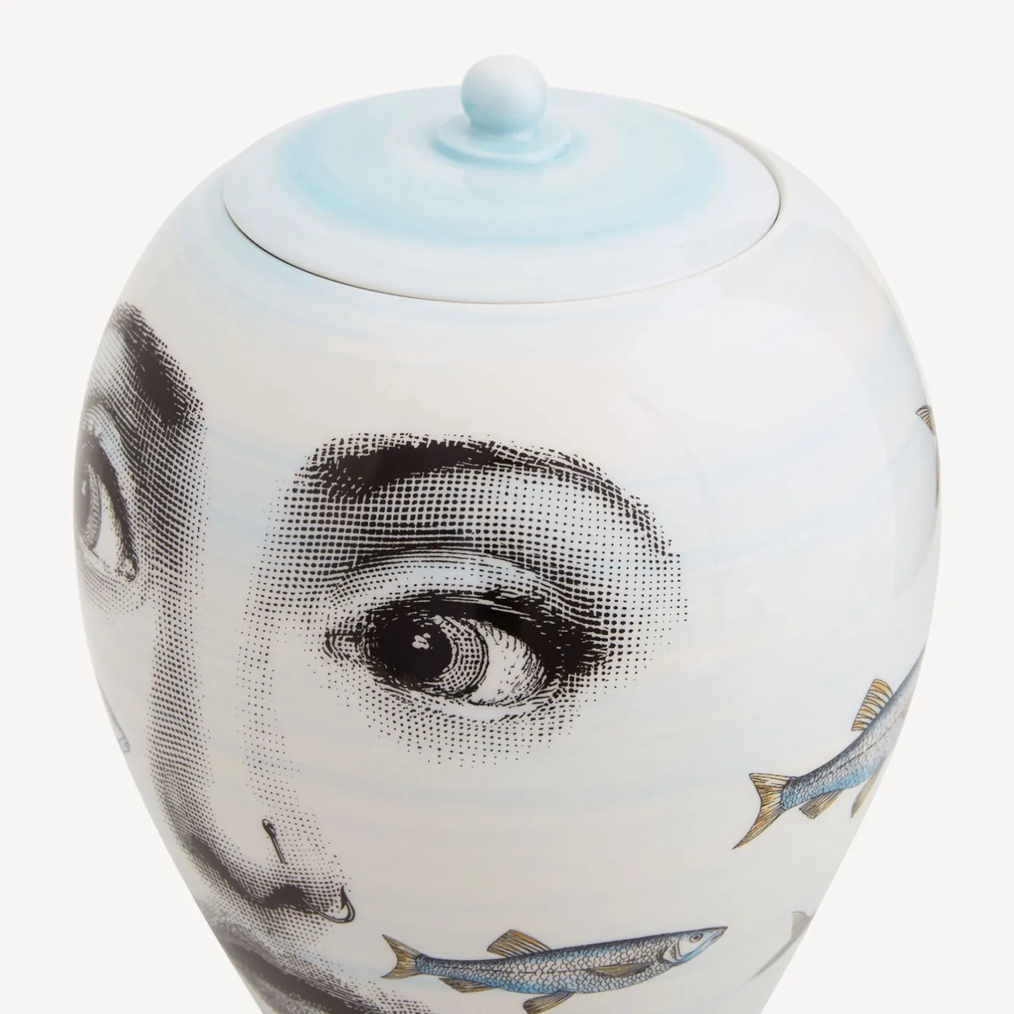 Fornasetti Vasi^Vaso Passata Di Pesci Multicolore