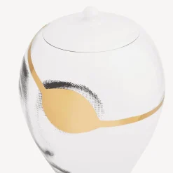 Fornasetti Vasi^Vaso Pirata Bianco/Nero/Oro