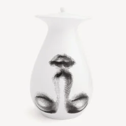 Fornasetti Vasi^Vaso Sottosopra Bianco Nero