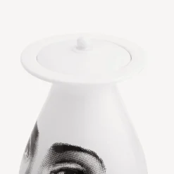 Fornasetti Vasi^Vaso Sottosopra Bianco Nero