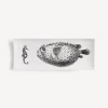 Fornasetti Vassoi Decorativi^Vassoio Affronto Bianco Nero