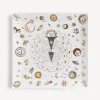Fornasetti Vassoi Decorativi^Vassoio Astronomici Bianco/Nero/Oro