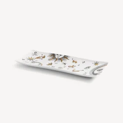 Fornasetti Vassoi Decorativi^Vassoio Astronomici Bianco/Nero/Oro