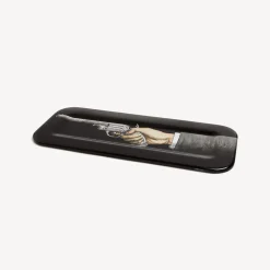 Fornasetti Vassoi E Pliants Decorativi^Vassoio Braccio Con Pistola Multicolore