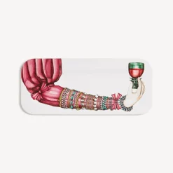 Fornasetti Vassoi E Pliants Decorativi^Vassoio Braccio Ingioiellato Multicolore