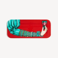 Fornasetti Vassoi E Pliants Decorativi^Vassoio Braccio Ingioiellato Multicolore