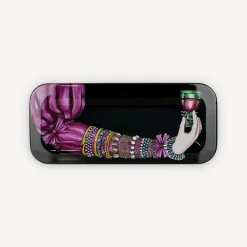 Fornasetti Vassoi E Pliants Decorativi^Vassoio Braccio Ingioiellato Multicolore