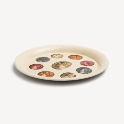 Fornasetti Vassoi E Pliants Decorativi^Vassoio Cammei Multicolore