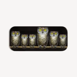 Fornasetti Vassoi E Pliants Decorativi^Vassoio Civette Multicolore
