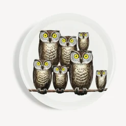 Fornasetti Vassoi E Pliants Decorativi^Vassoio Civette Multicolore