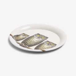 Fornasetti Vassoi E Pliants Decorativi^Vassoio Civette Multicolore