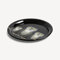 Fornasetti Vassoi E Pliants Decorativi^Vassoio Civette Multicolore