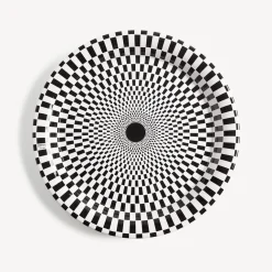 Fornasetti Vassoi E Pliants Decorativi^Vassoio Egocentrismo Bianco Nero
